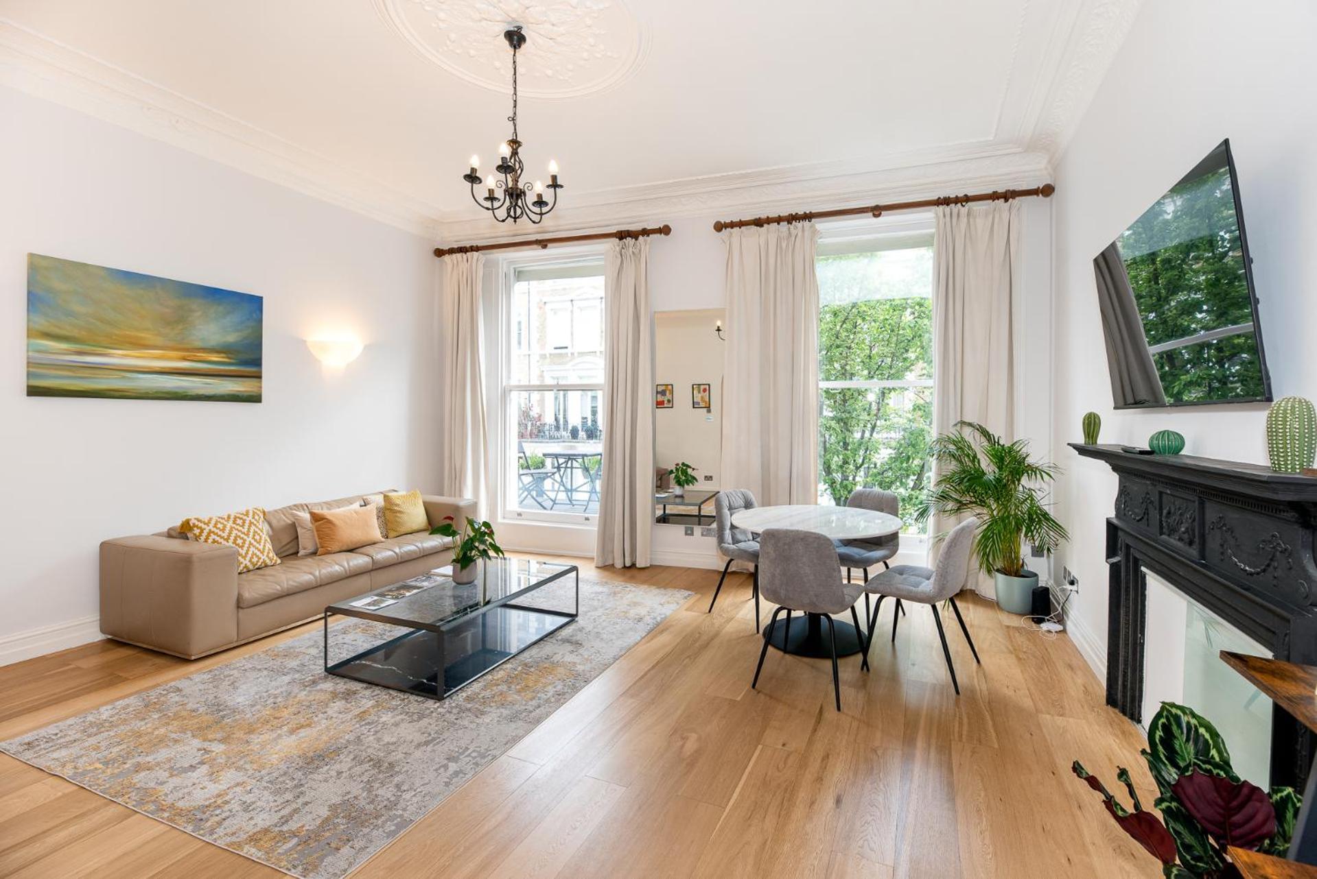 לונדון 2-Bedroom Victorian Apartment In Kensington מראה חיצוני תמונה